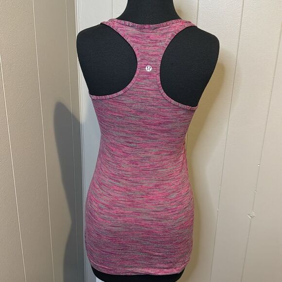 Lululemon marled multi color stretch long racerback tank. - Picture 4 of 6